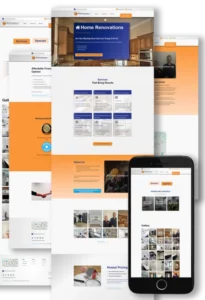 HVAC and Home renovations Website Example